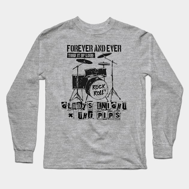 gladys night forever and ever Long Sleeve T-Shirt by cenceremet